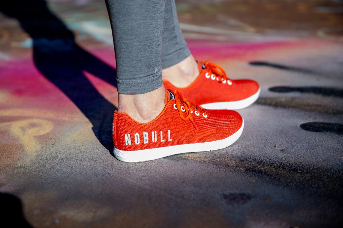 Nobull Superfabric Women's Trainers Orange | Australia (LZ7014)